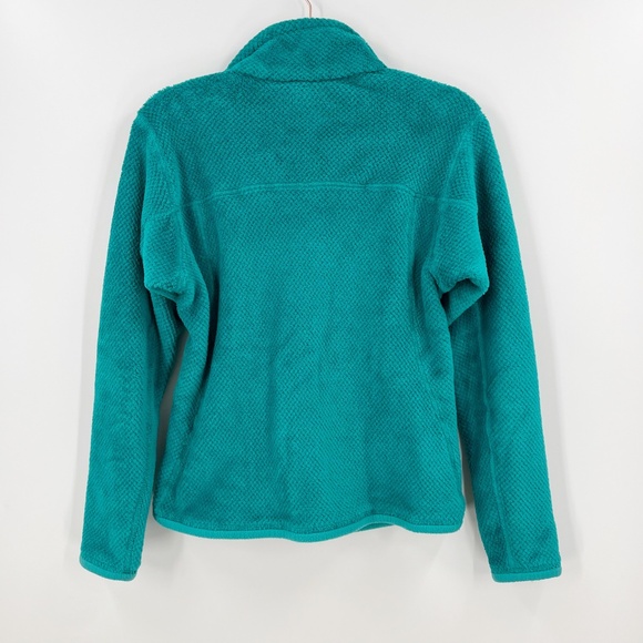 Patagonia Re-Tool Snap-T Fleece Pullover Turquoise Sz S - Picture 2 of 10